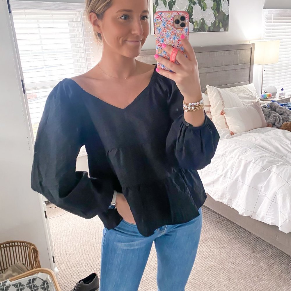 Old Navy Black Women's Blouse